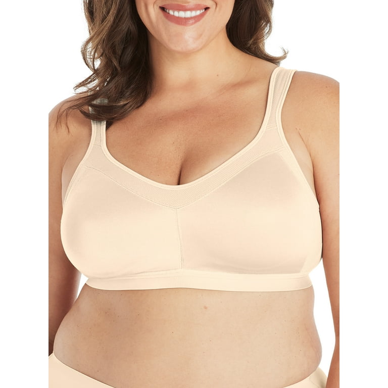 Playtex 18 Hour Wirefree Bra Active Breathable Comfort Seamless M frame  Women's 4159