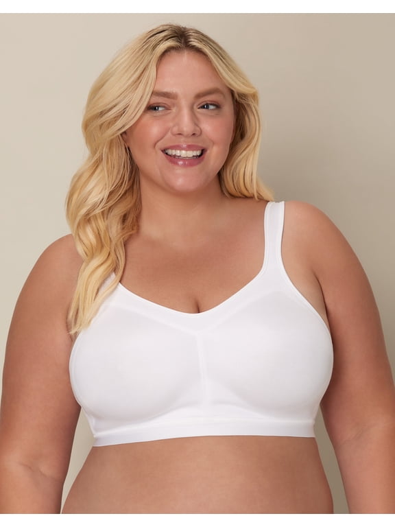 18 Hour Wirefree Bra Active Breathable Comfort Seamless M frame Women's 4159