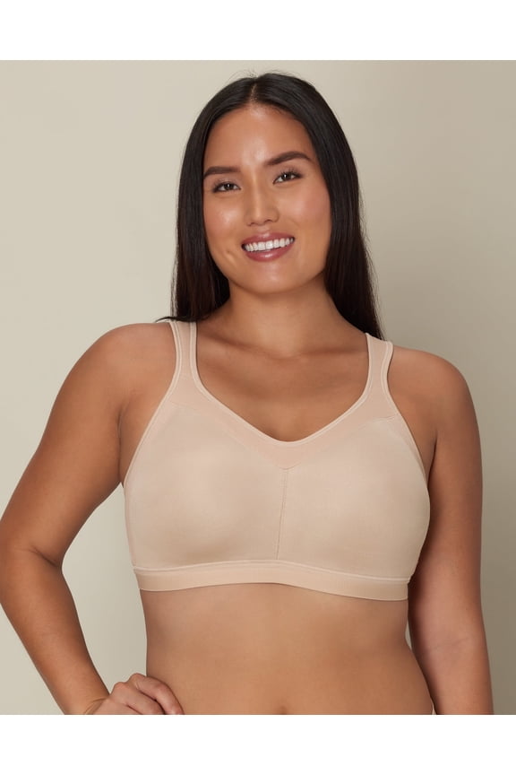 18 Hour Wirefree Bra Active Breathable Comfort Seamless M frame Women's 4159