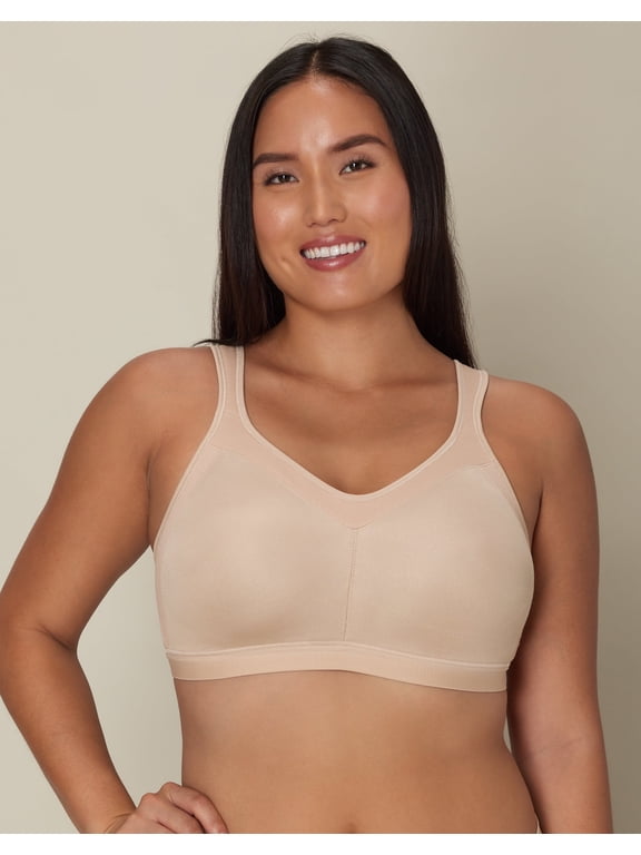 18 Hour Wirefree Bra Active Breathable Comfort Seamless M frame Women's 4159