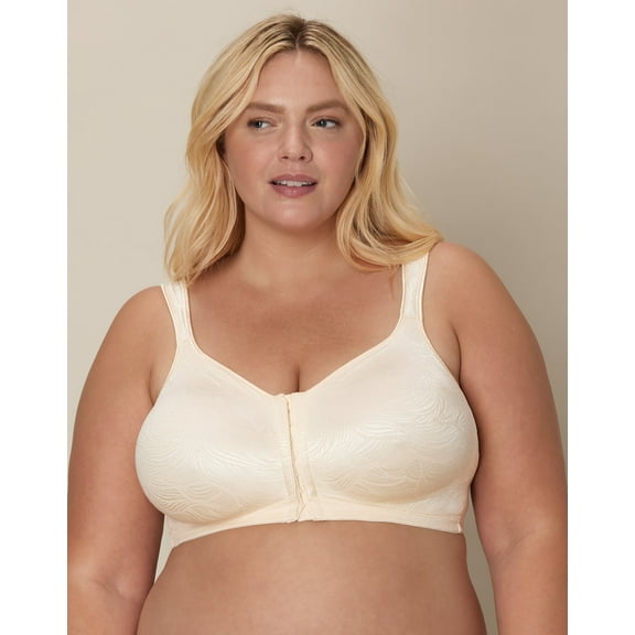 Playtex 18 Hour Wirefree Bra Front Close Back Power Support Womens USE525