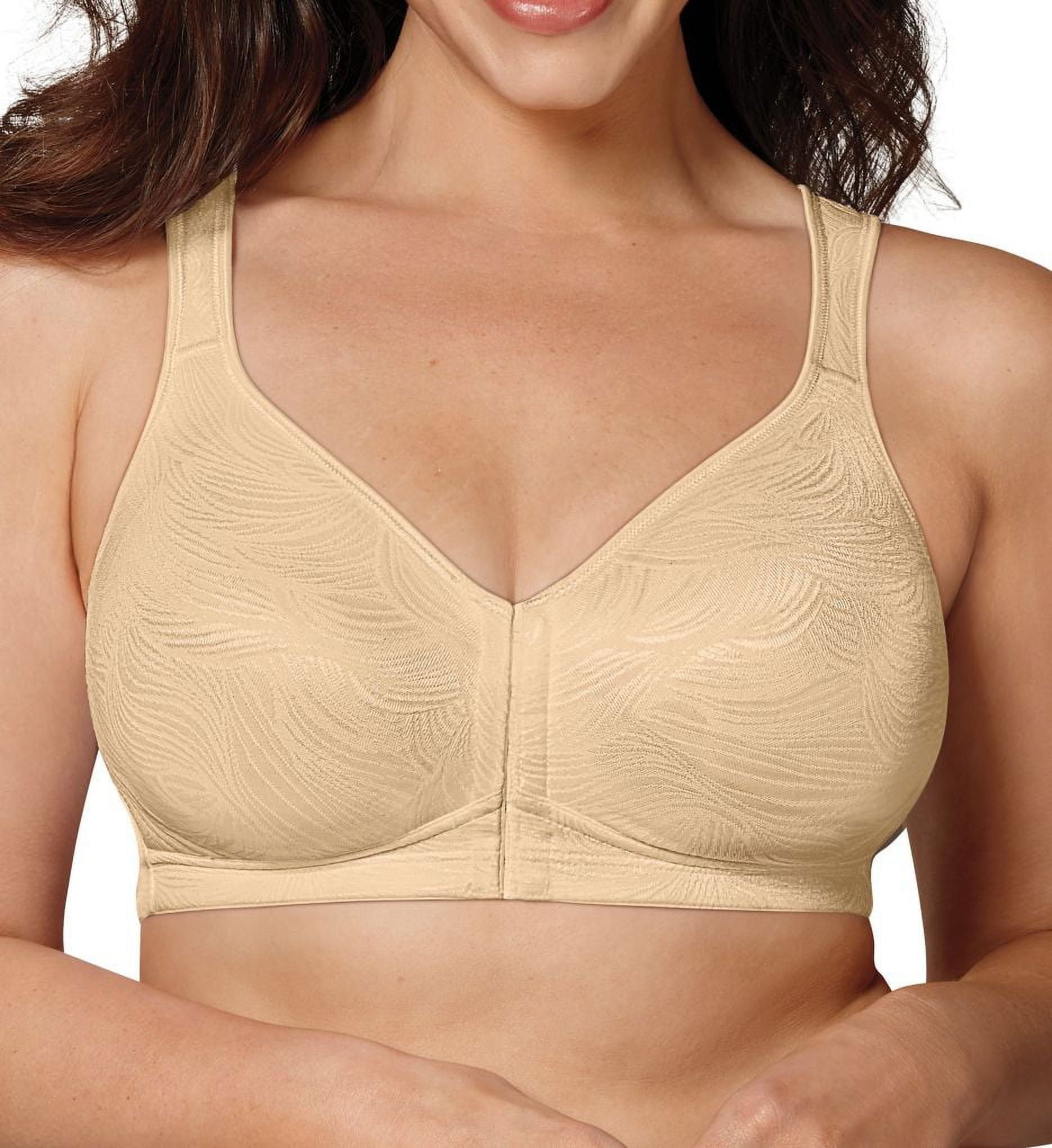 Playtex 18 Hour Wirefree Bra Front Close Back Power Support Womens USE525 