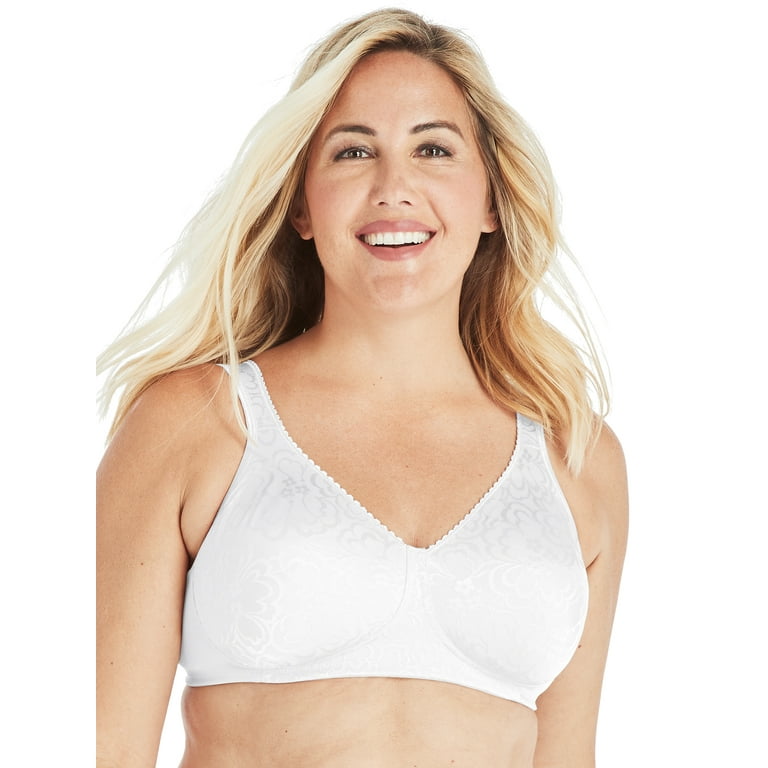 Playtex 18 Hour Ultimate Lift & Support Wireless Bra White 38D
