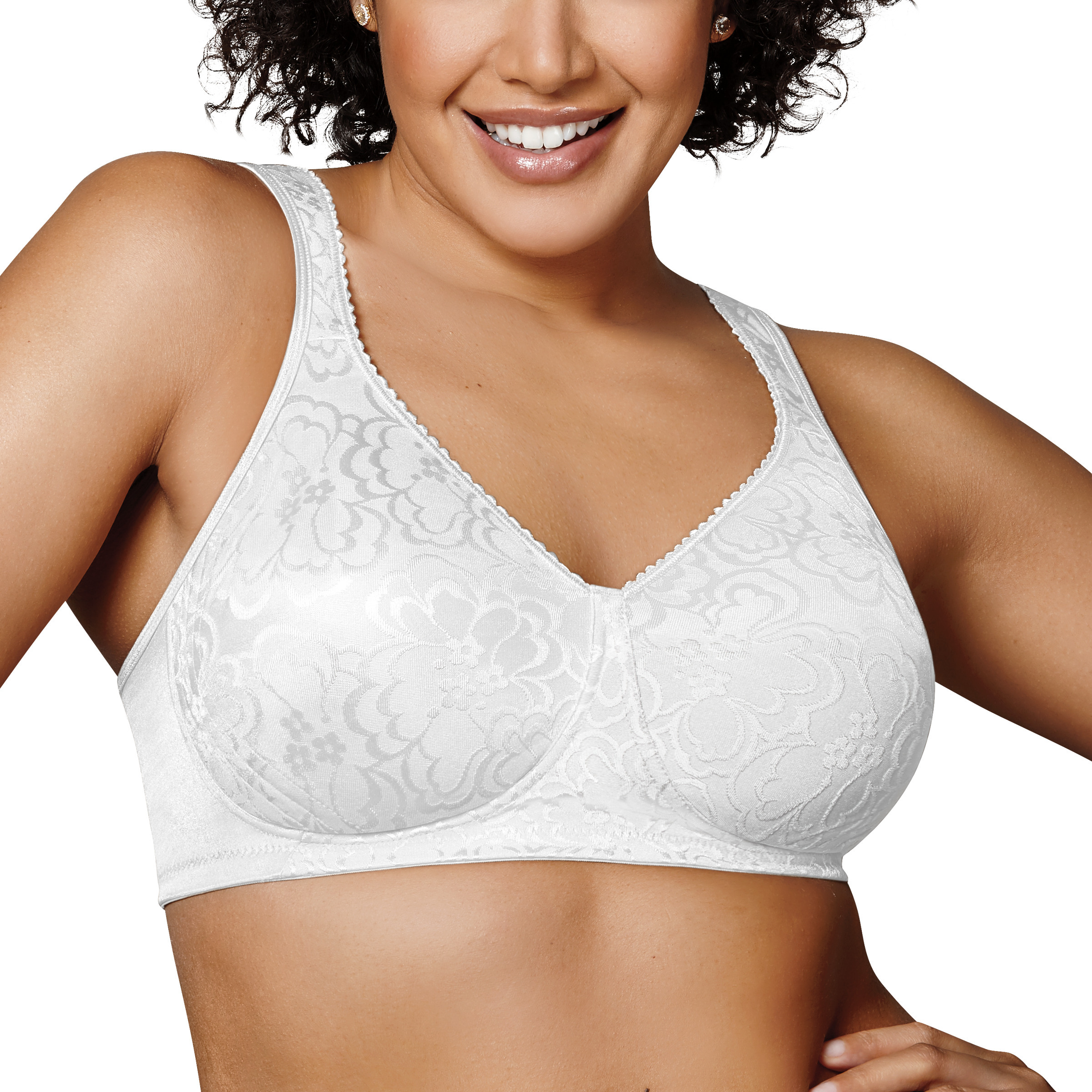 Playtex Wirefree Bra 18 Hour Ultimate Lift And Support Cotton Stretch 474c 