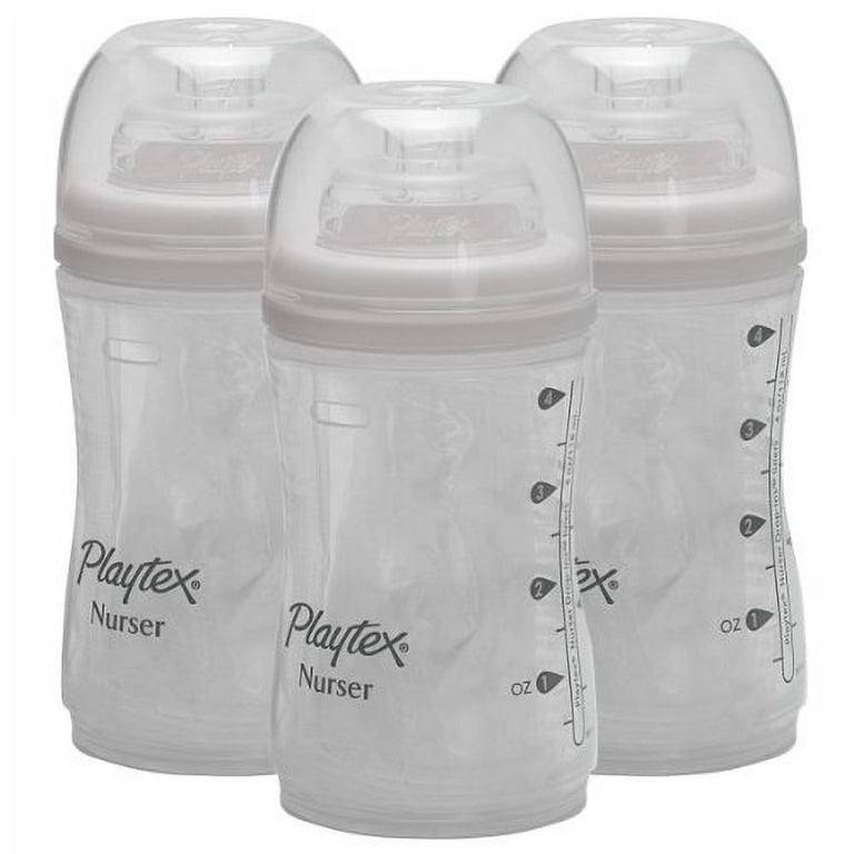 Playtex Pack Baby Drop Ins Nurser, Ounce, White