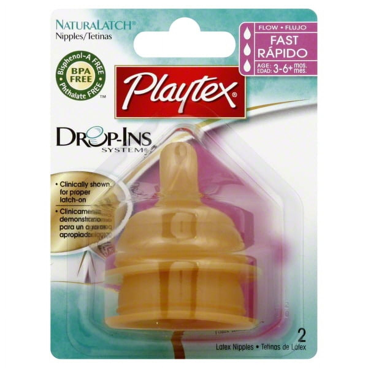 Playtex latex orthodontic nipples sales
