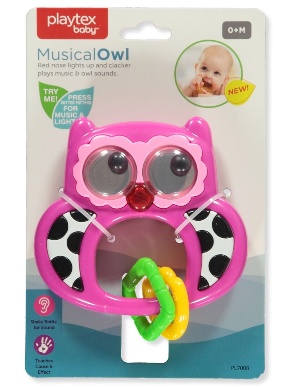 Musical owl baby toy sales