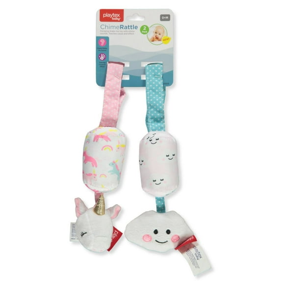 Playtex Baby Girls' 2-Pack Chime Rattle