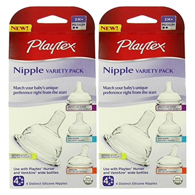 Playtex baby nipple variety pack 2025