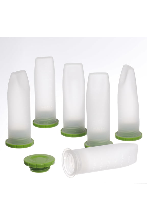 Nurser Reusable Silicone PODS, Breastmilk Storage & Air-Free Feeding, 4 fl oz, 6 Count