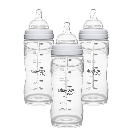 Playtex Baby Nurser with Drop-ins Liners Baby Bottle, 8 oz, 3 pk