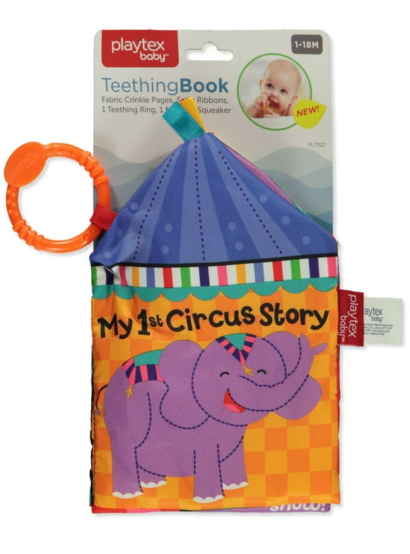 Playtex Baby Teething Book - orange/multi, one size