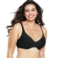 thumbnail image 1 of Playtex Comfort Flex Fit® Minimizer Underwire Bra Black 2XL Women's, 1 of 2
