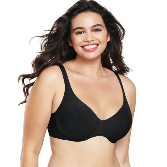 Playtex Comfort Flex Fit® Minimizer Underwire Bra Black XL Women's