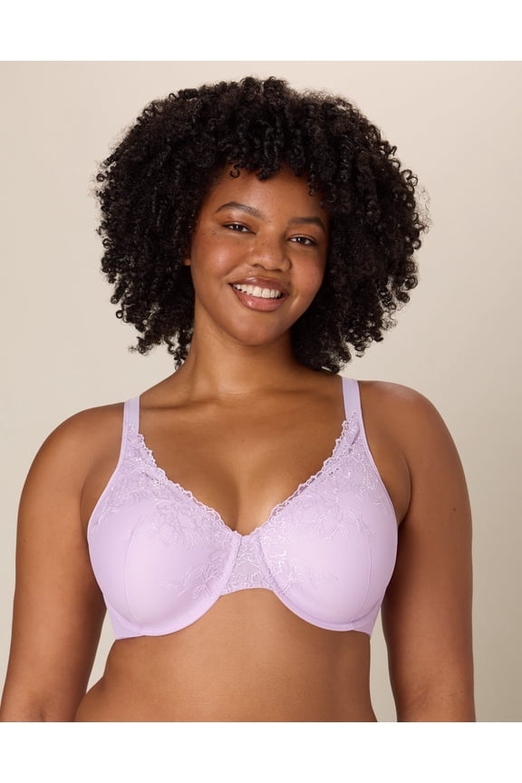 Convertible Lace Underwire Bra, Full Coverage  Future Lavender 36DD Women's