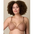thumbnail image 1 of Playtex Convertible Lace Underwire Bra, Full Coverage  Dark Iced Brown 46D Women's, 1 of 4