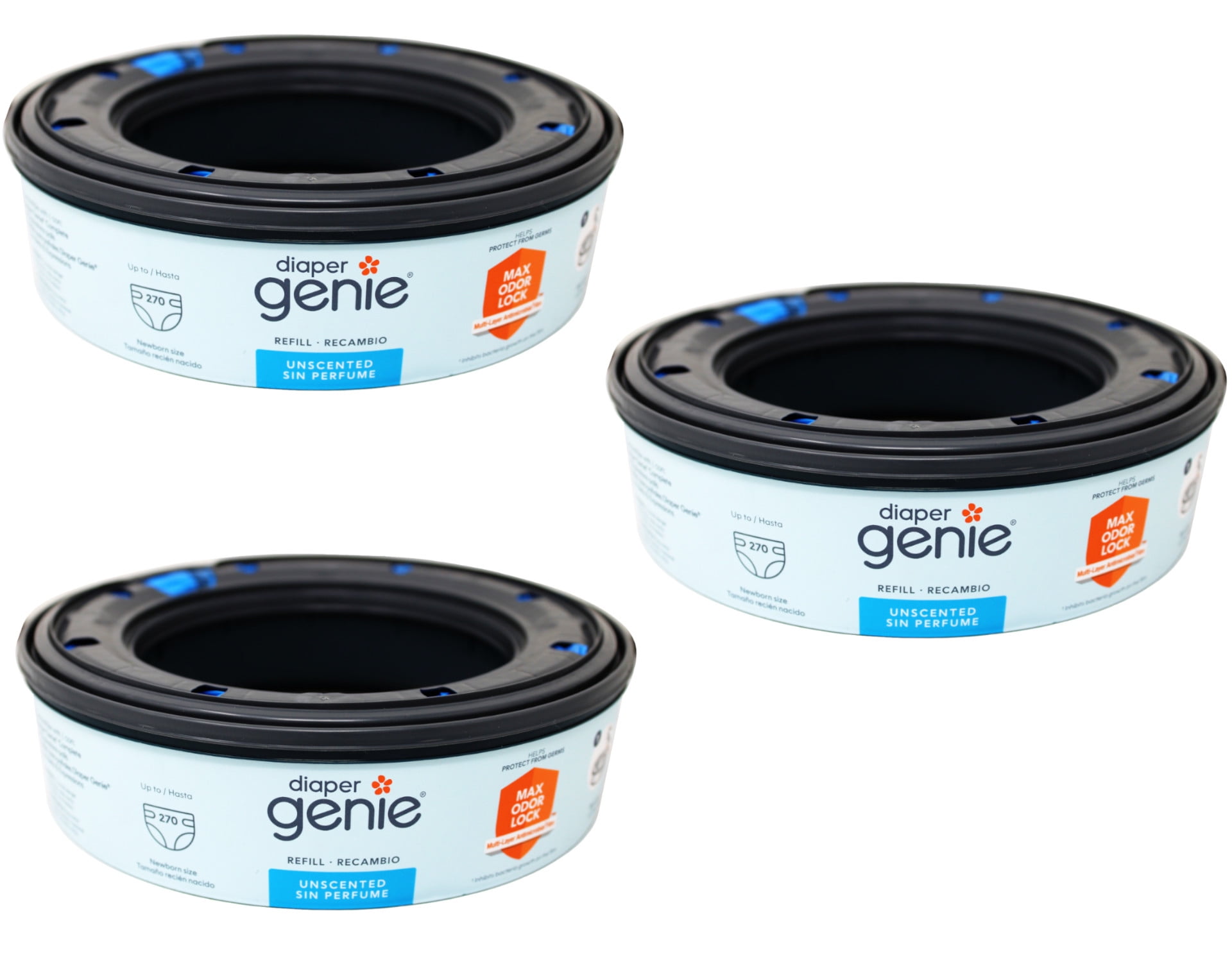 Playtex Diaper Genie Refill 270 Count 3 Pack
