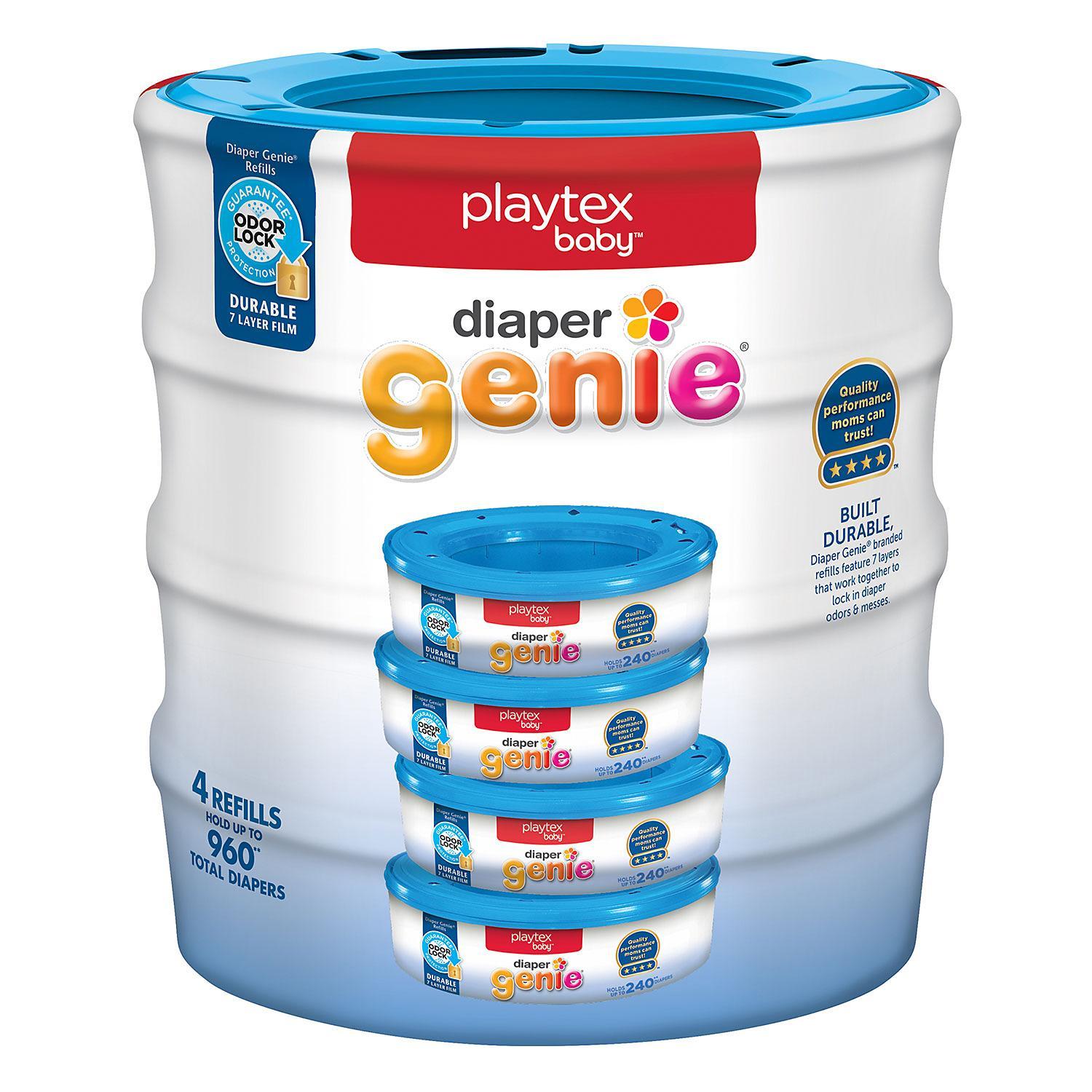 Playtex Diaper Genie Value Size Refill, 960 Ct Multicolor Unisex - image 1 of 8