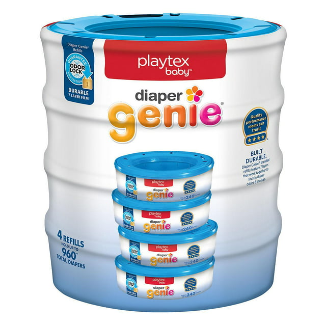 Playtex Diaper Genie Value Size Refill, 960 Ct Multicolor Unisex