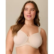 PLAYTEX Dreamwire Unlined Convertible Bra, Moisture-Wicking Almond 40D Women's