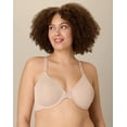 thumbnail image 1 of Playtex Front-Closure Racerback Bra, Full Coverage  Almond 40DD, 1 of 5