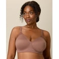 thumbnail image 1 of Playtex Full-Coverage Wireless T-Shirt Bra, Moisture-Wicking  Bronzed Chestnut 40DD Women's, 1 of 3