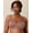 Bronzed Chestnut, variant on Playtex Full-Coverage Wireless T-Shirt Bra, Moisture-Wicking  Dressed In Black 40DDD Women's