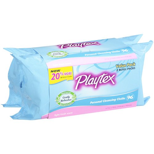 Playtex Light Fresh Scent Cloths, 96ct