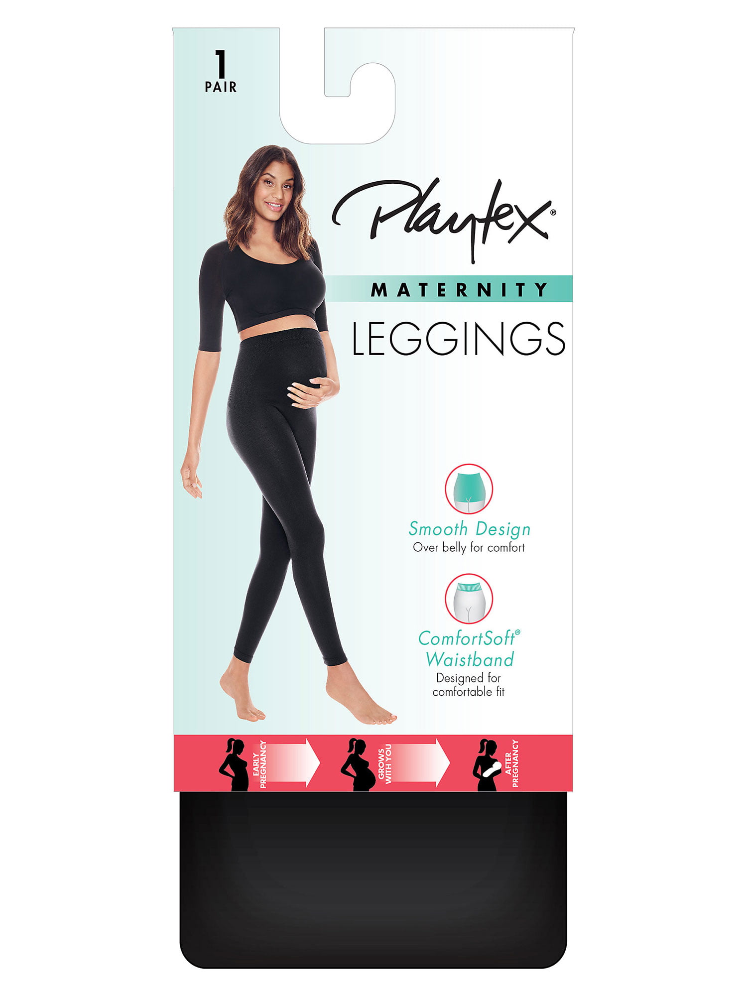 Playtex Maternity Seamless Legging Black S/M Women's 
