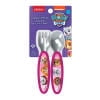 Playtex Mealtime Paw Patrol Girls Toddler Utensils, 1 Fork & 1 Spoon