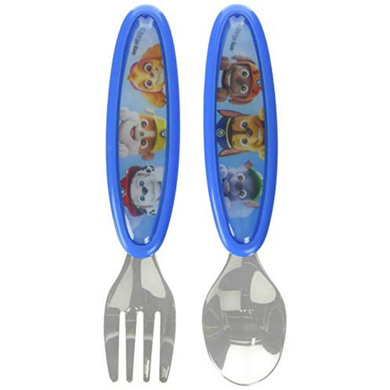 Playtex Mealtime Paw Patrol Utensils for Boys Including 1 Spoon and 1 Fork
