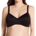 thumbnail image 1 of Playtex Nursing Pure Comfort® Wirefree Bra Black 2XL Women's, 1 of 10