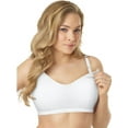 thumbnail image 1 of Playtex Nursing Racerback Wirefree Sports Bra Nude Heather XL Women's, 1 of 2