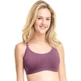 thumbnail image 1 of Playtex Nursing Seamless Racerback Wirefree Crop Bra Greenhouse Lavender Heather XL Women's, 1 of 3