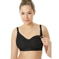 thumbnail image 1 of Playtex Nursing Seamless Wirefree Bra with Cool Comfort® Fabric Black XS Women's, 1 of 3