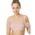 thumbnail image 1 of Playtex Nursing Seamless Wirefree Bra with Cool Comfort® Fabric Hush Pink Dot 3XL Women's, 1 of 2