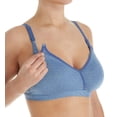 thumbnail image 1 of Playtex Nursing Seamless Wirefree Bra with Shaping Foam Cups Classic Denim Heather XS Women's, 1 of 4