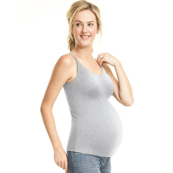 Playtex Nursing Wirefree Cami with Built-in Shelf Bra Heather Marle S Women's