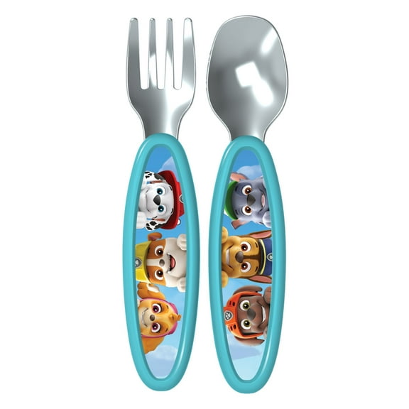 Playtex Paw Patrol Blue Boy Spoon & Fork 2 Piece