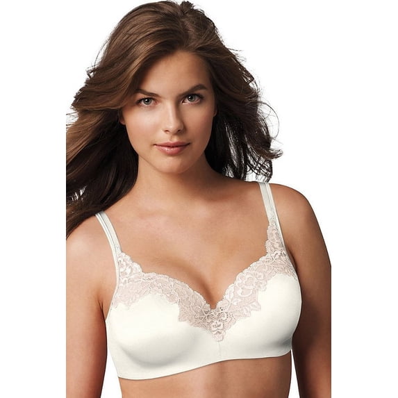 Playtex Secrets Amazing Shape Balconette Underwire Bra Mother Of Pearl/Beige 44DD Women's