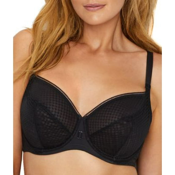 Playtex Secrets Amazing Shape Unlined Balconette Underwire Bra Black 38D Women's