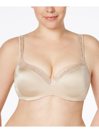 Hanes Invisible Embrace Women's Wireless T-Shirt Bra, Seamless Nude L