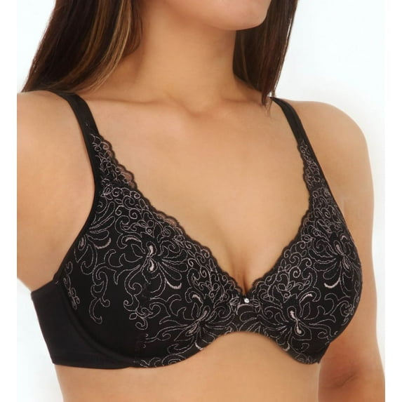 Playtex Secrets Beautiful Lift Embroidered Underwire Bra White 44C Women's