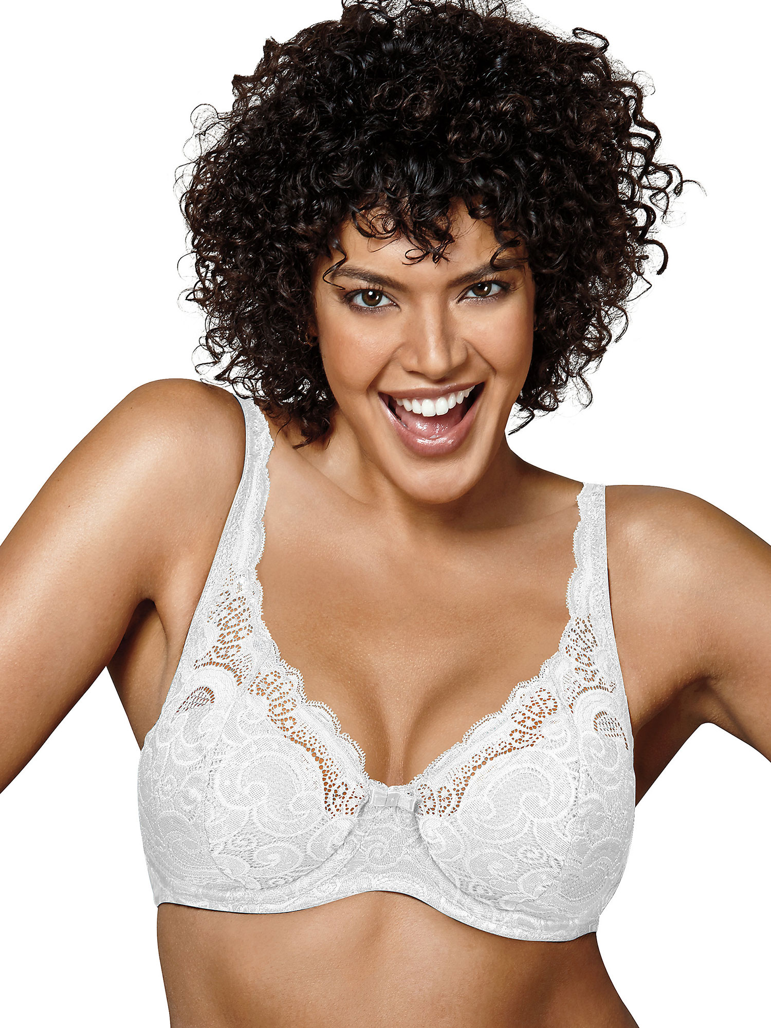 Playtex Secrets Beautiful Lift Lightly Lined Underwire Bra White 36D Women's - image 1 of 2