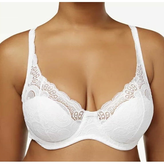 Playtex Secrets Beautiful Lift Lightly Lined Underwire Bra White 38D Women's