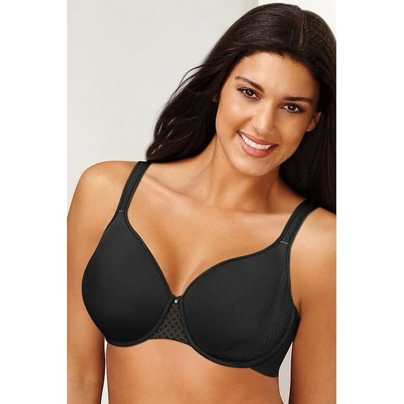 Playtex Secrets Beautiful Lift Lightweight Smoothing Underwire Bra Black 36D Women's
