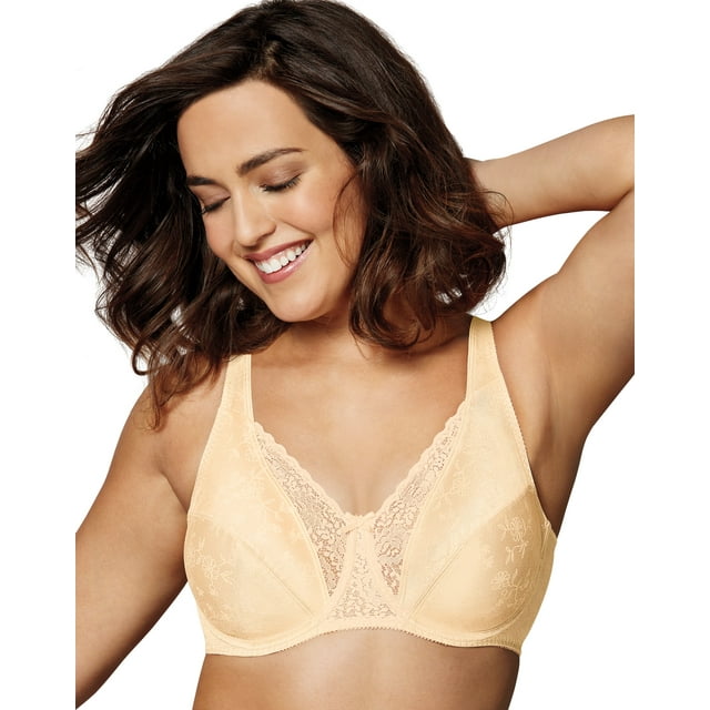 Playtex Secrets FullFigure, FullCoverage Underwire Bra with Beautiful