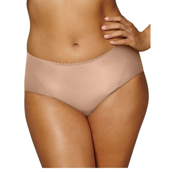 Playtex Secrets Incredibly Smooth Cheeky Hipster Nude 3XL Women's
