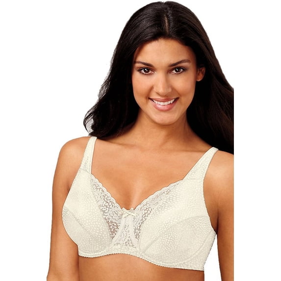 Playtex Secrets Signature Florals Underwire Bra in Pebble Skin Print