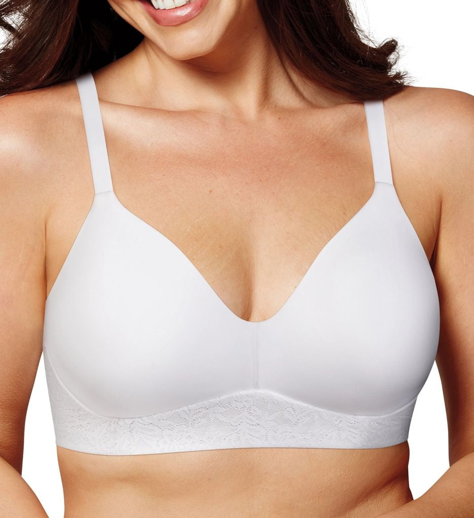 Playtex Women's Secrets Perfectly Smooth Wire Free Bra,White Stripe,42D :  : Clothing, Shoes & Accessories